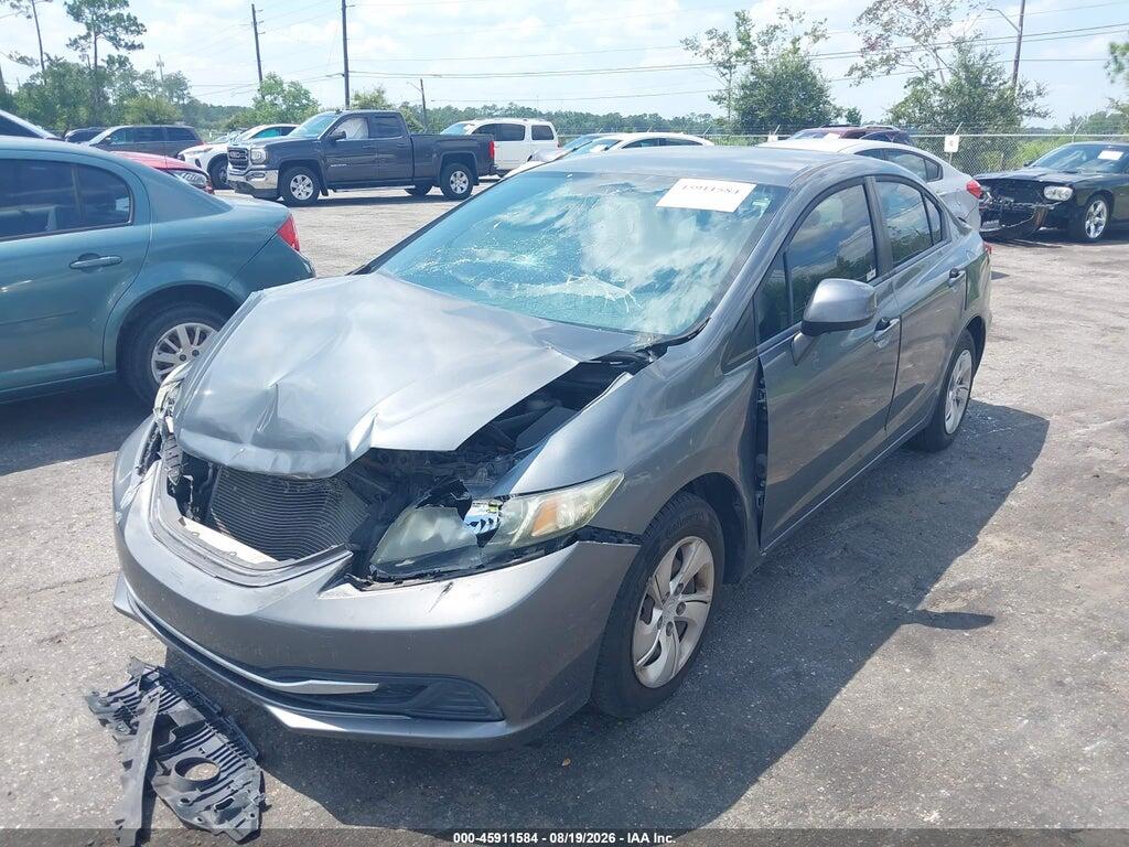 19XFB2F53DE000753 2013 HONDA CIVIC photo no. 2