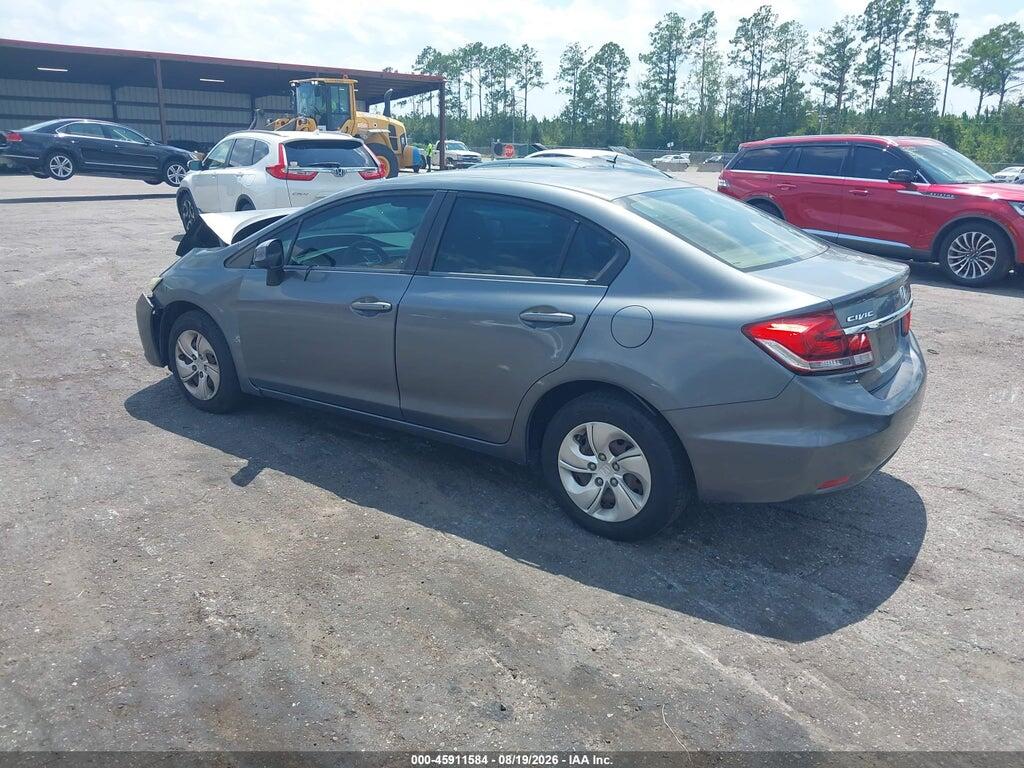 19XFB2F53DE000753 2013 HONDA CIVIC photo no. 3