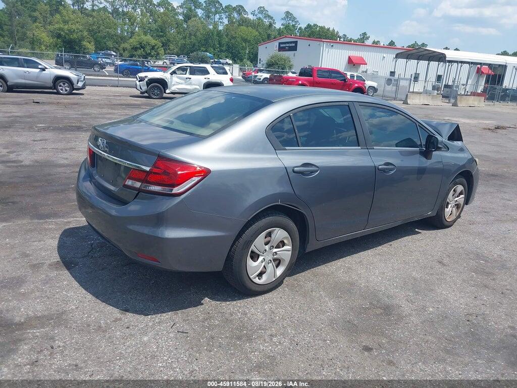 19XFB2F53DE000753 2013 HONDA CIVIC photo no. 4