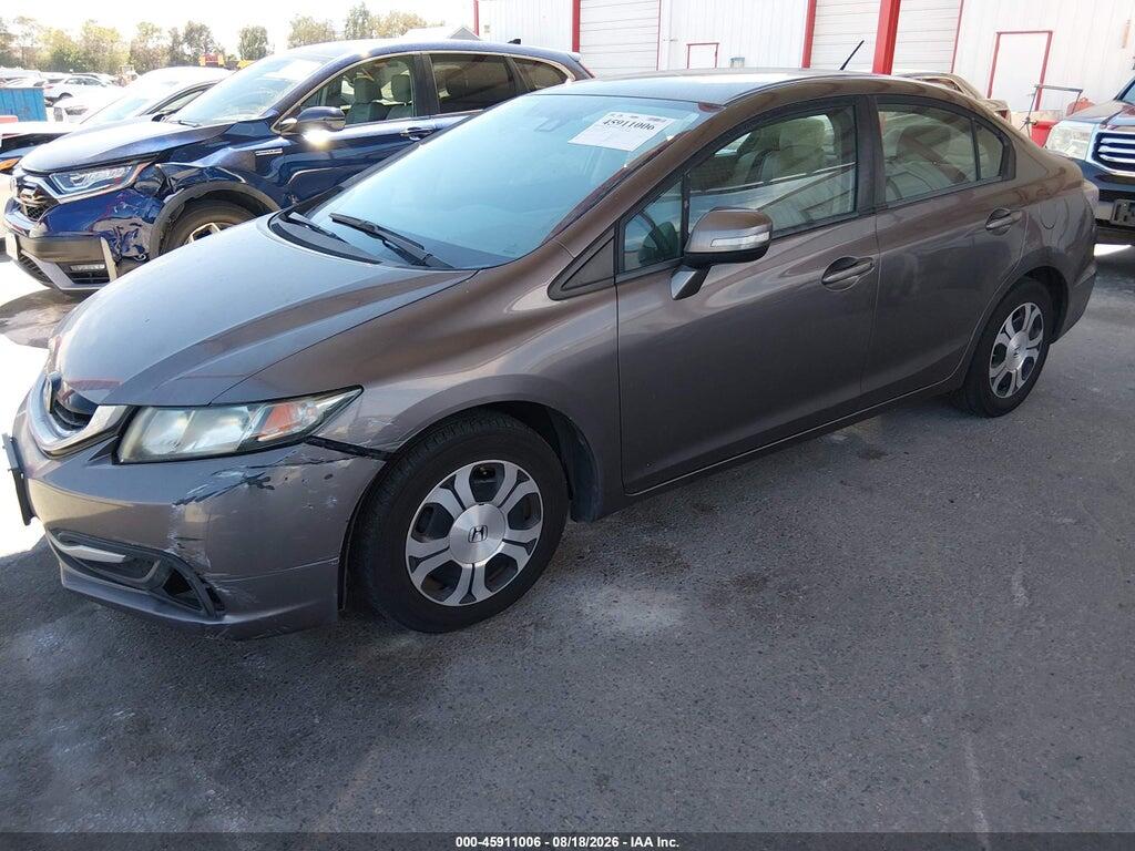 19XFB4F23DE202736 2013 HONDA CIVIC HYBRID photo no. 2
