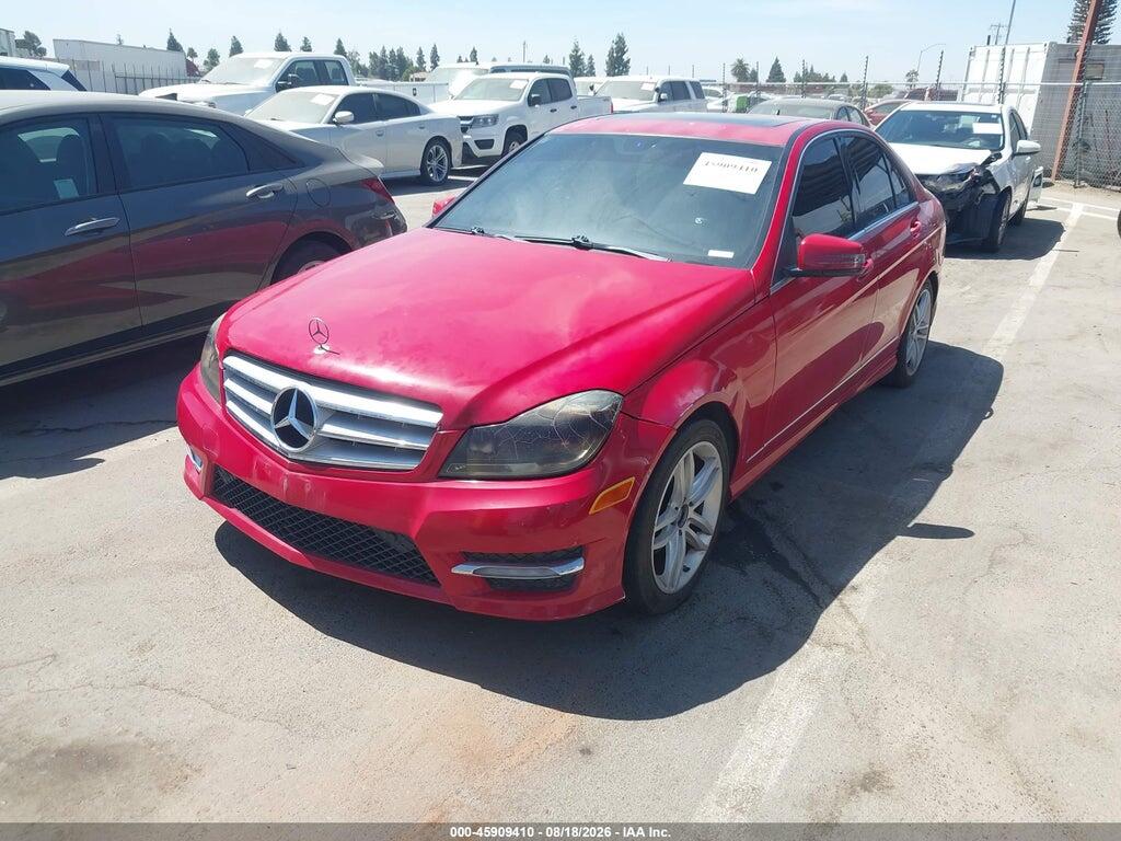 WDDGF4HB6DA780635 2013 MERCEDES-BENZ C 250 photo no. 2
