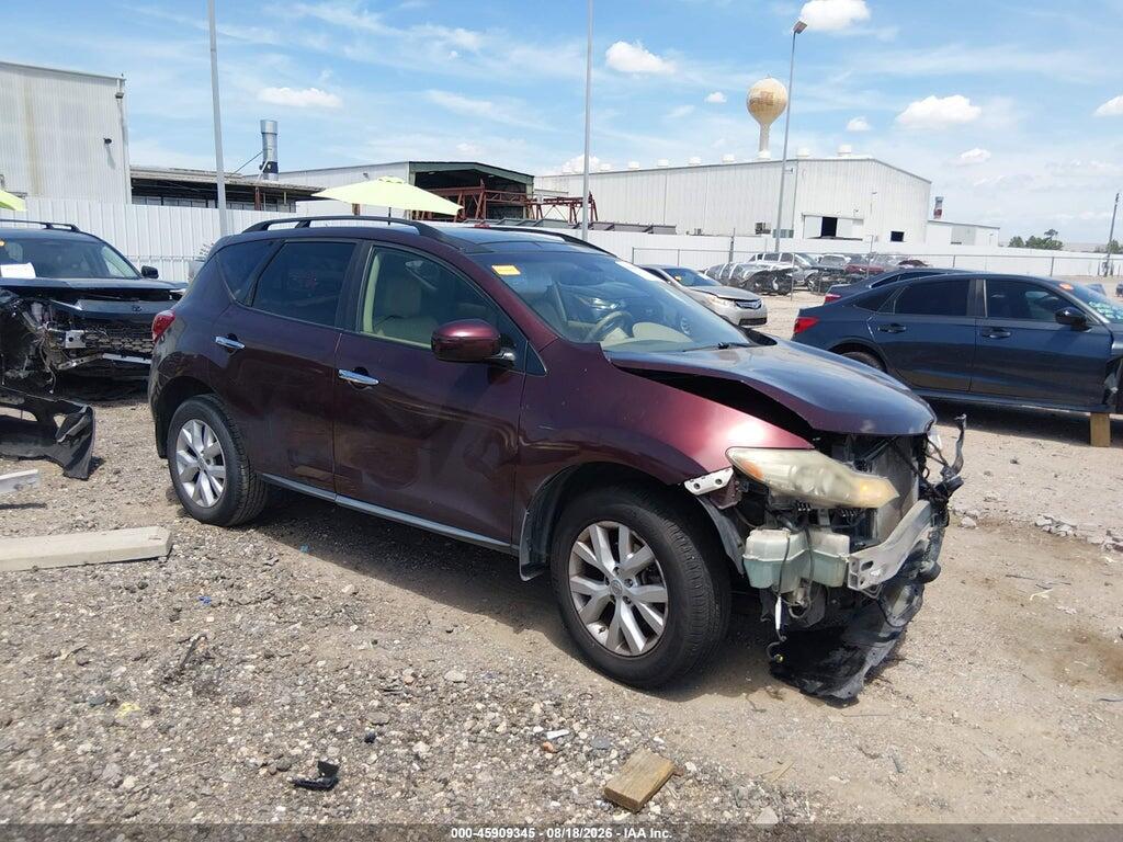 2013 NISSAN MURANO JN8AZ1MU5DW209321