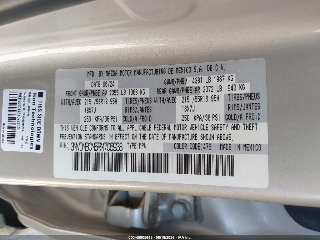 3MVDMBCM5RM706938 2024 MAZDA CX-30 photo no. 9