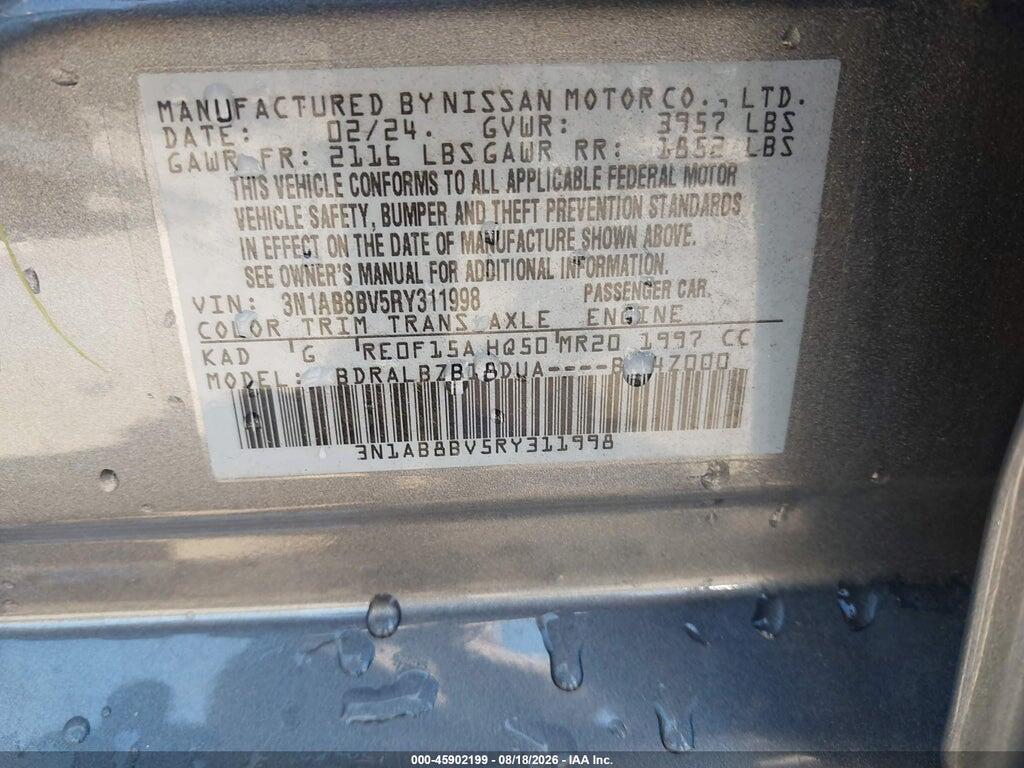 3N1AB8BV5RY311998 2024 NISSAN SENTRA photo no. 9