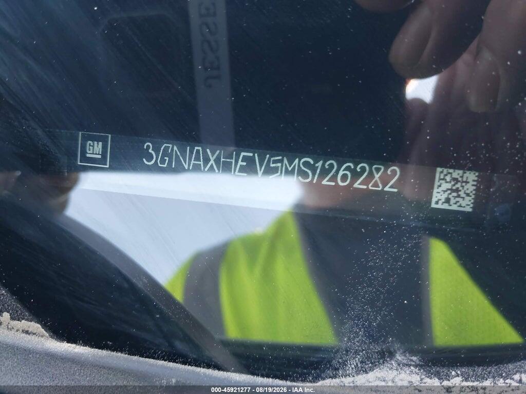 3GNAXHEV5MS126282 2021 CHEVROLET EQUINOX photo no. 9