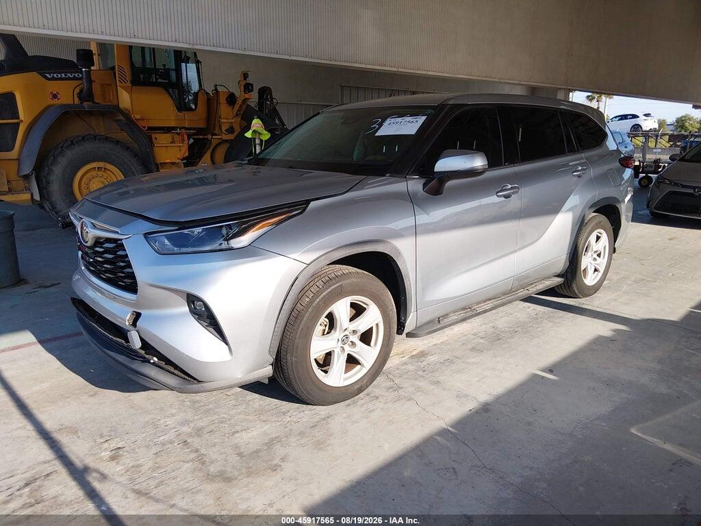 5TDZZRAH6MS033562 2021 TOYOTA HIGHLANDER photo no. 2