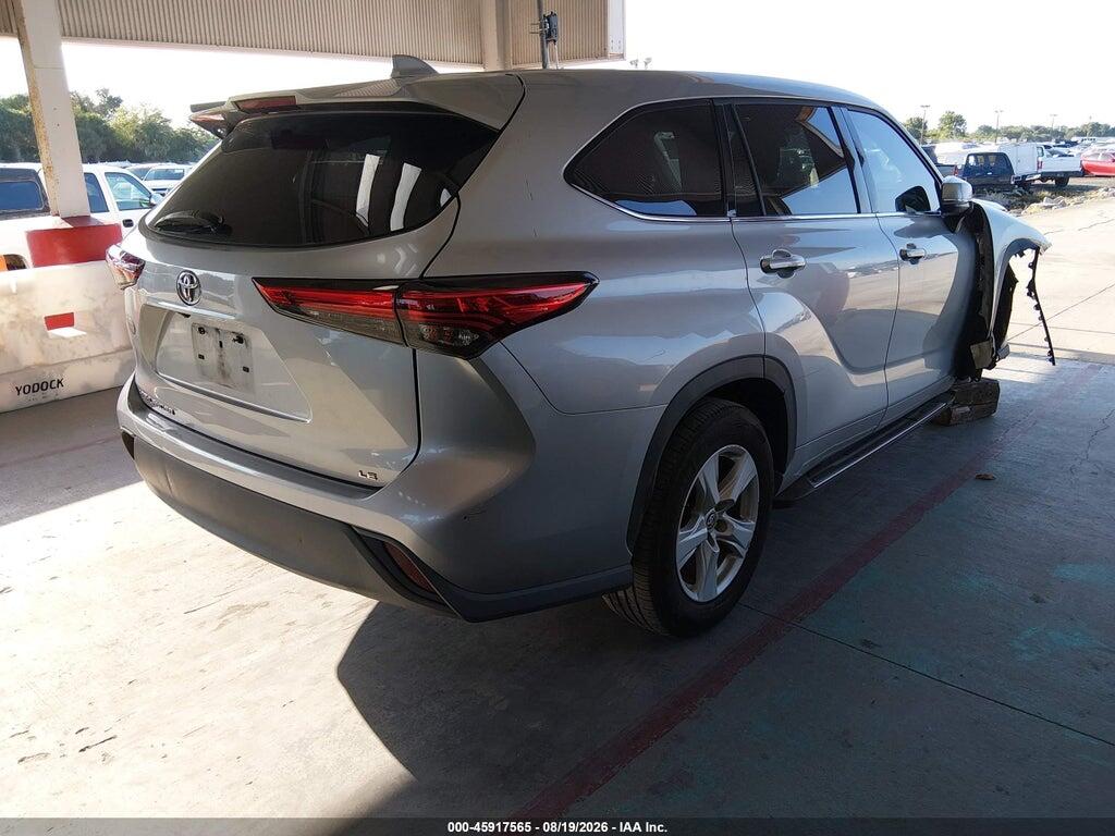 5TDZZRAH6MS033562 2021 TOYOTA HIGHLANDER photo no. 4
