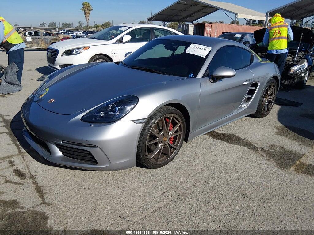WP0AB2A88MS275088 2021 PORSCHE 718 CAYMAN photo no. 2