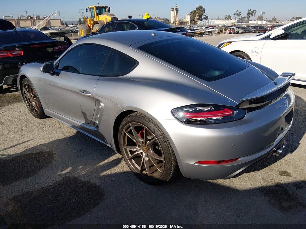 WP0AB2A88MS275088 2021 PORSCHE 718 CAYMAN photo no. 3