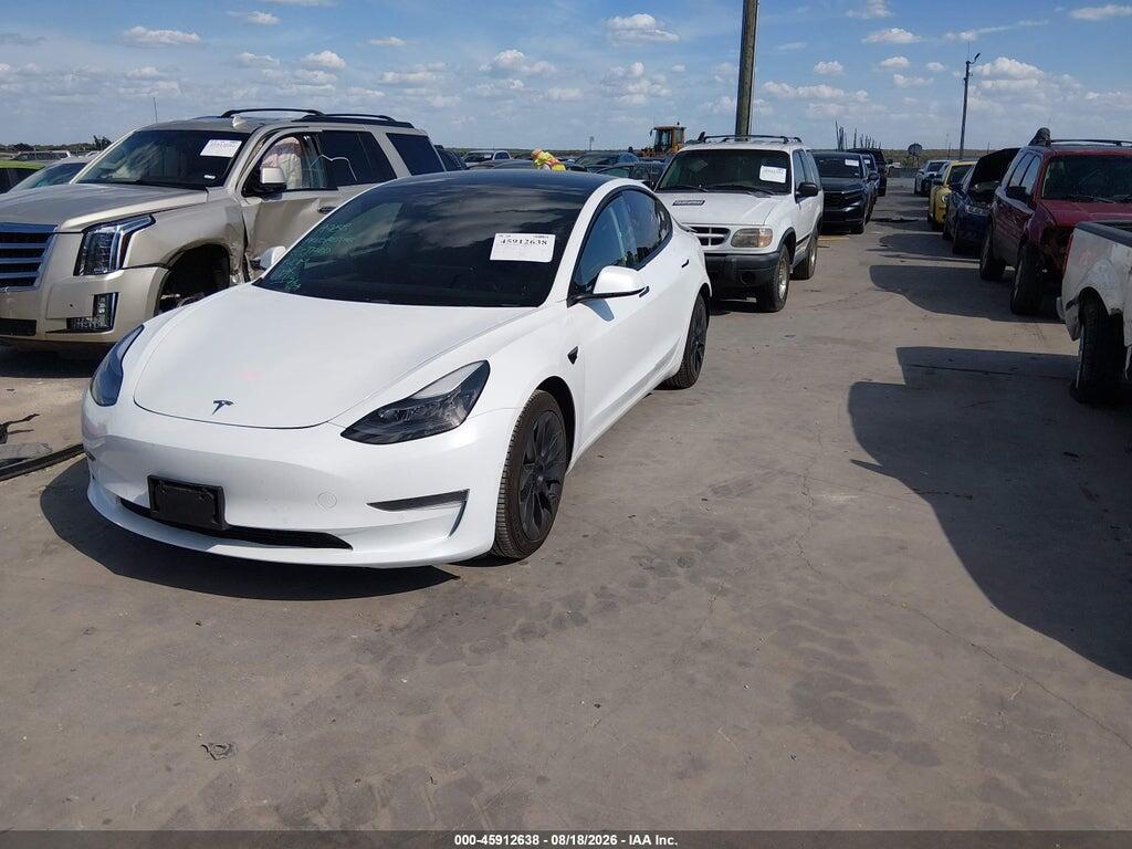 5YJ3E1EA3MF996780 2021 TESLA MODEL 3 photo no. 2