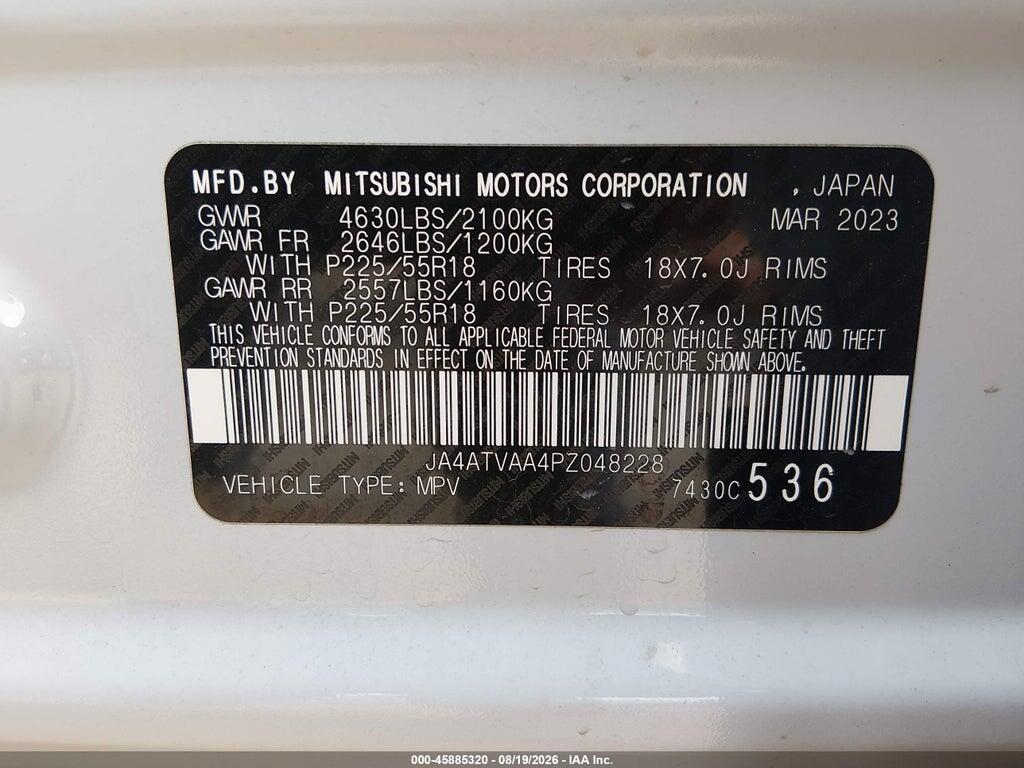 JA4ATVAA4PZ048228 2023 MITSUBISHI ECLIPSE CROSS photo no. 9