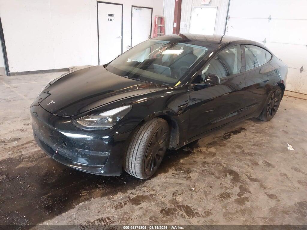5YJ3E1EC3PF710982 2023 TESLA MODEL 3 photo no. 2