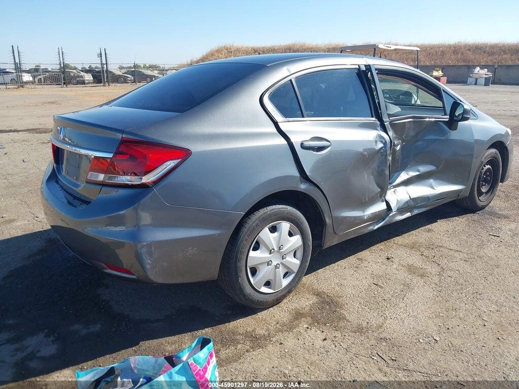 19XFB2F54DE207278 2013 HONDA CIVIC photo no. 4