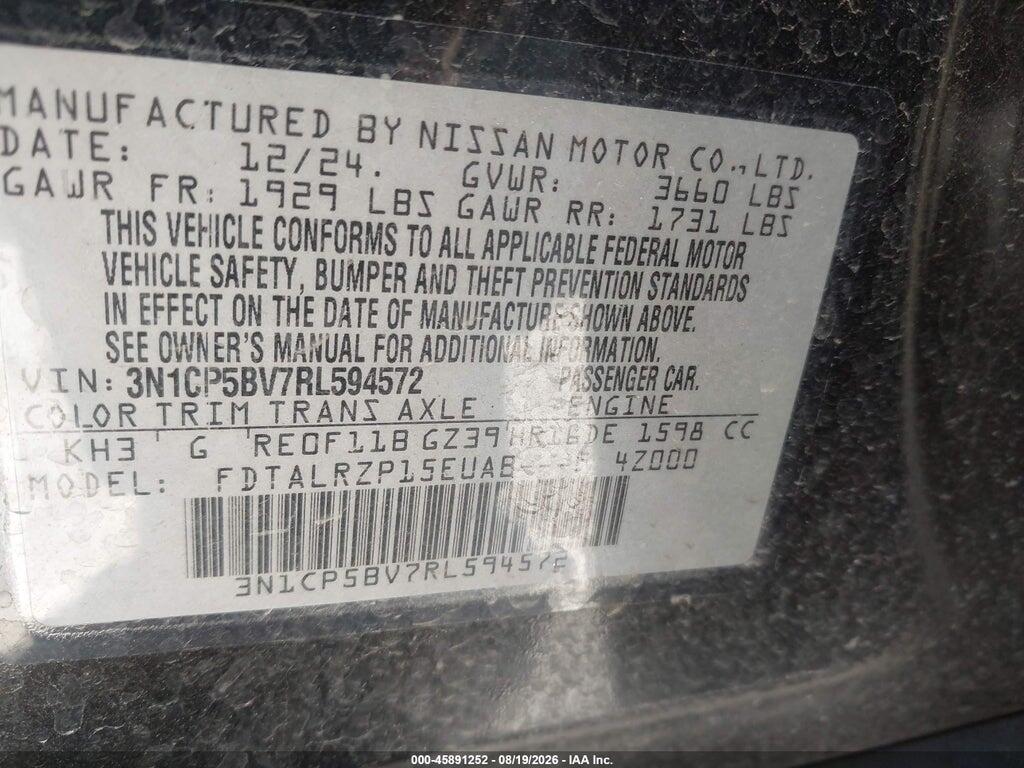 3N1CP5BV7RL594572 2024 NISSAN KICKS photo no. 9