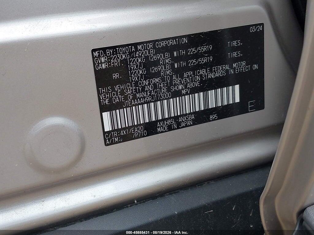 JTEAAAAH9RJ173000 2024 TOYOTA VENZA photo no. 9