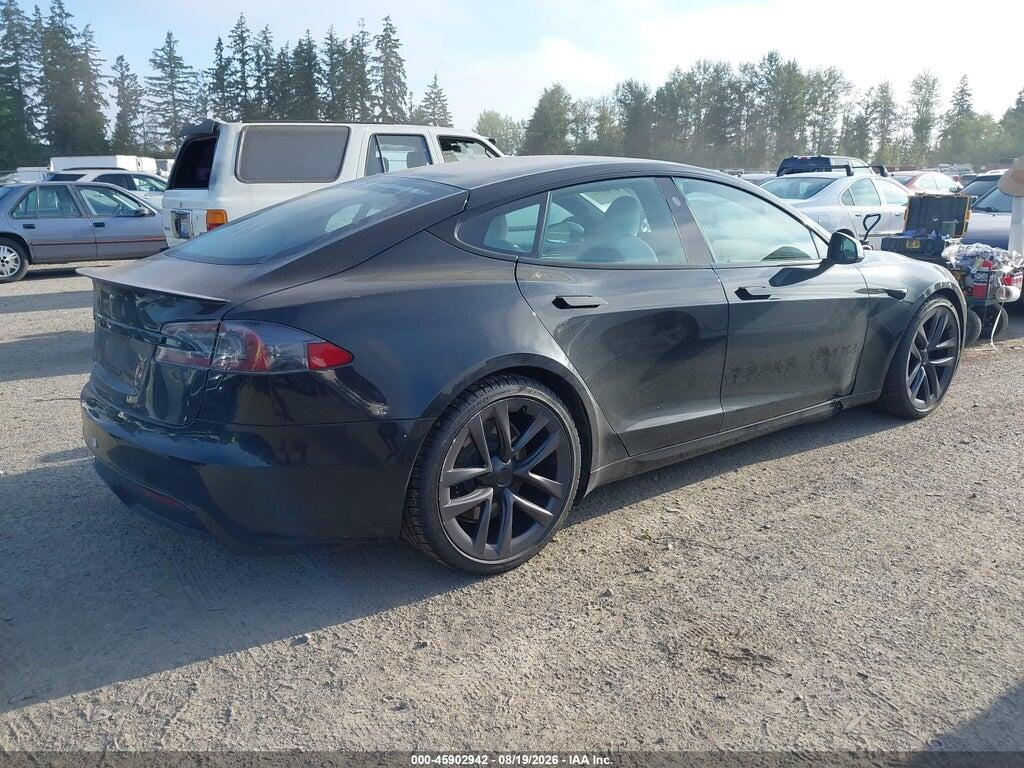 5YJSA1E57MF428445 2021 TESLA MODEL S photo no. 4