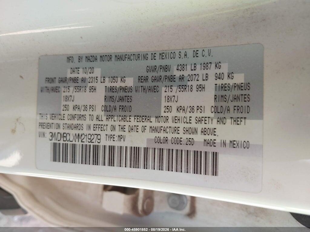 3MVDMBCLXMM219279 2021 MAZDA CX-30 photo no. 9