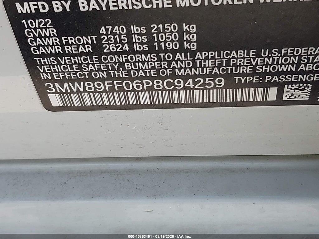 3MW89FF06P8C94259 2023 BMW 330I photo no. 9