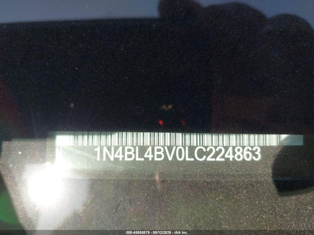 1N4BL4BV0LC224863 2020 NISSAN ALTIMA photo no. 9