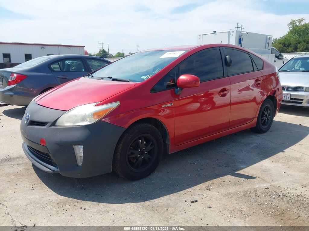 JTDKN3DU7D0342706 2013 TOYOTA PRIUS photo no. 2