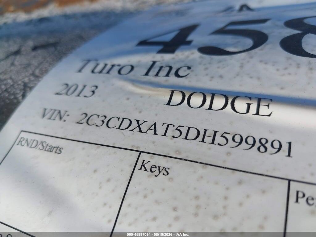 2C3CDXAT5DH599891 2013 DODGE CHARGER photo no. 9