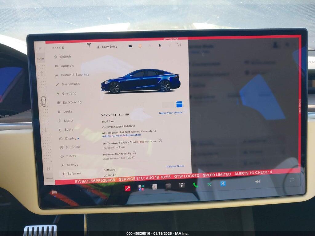 5YJSA1E56PF528668 2023 TESLA MODEL S photo no. 7