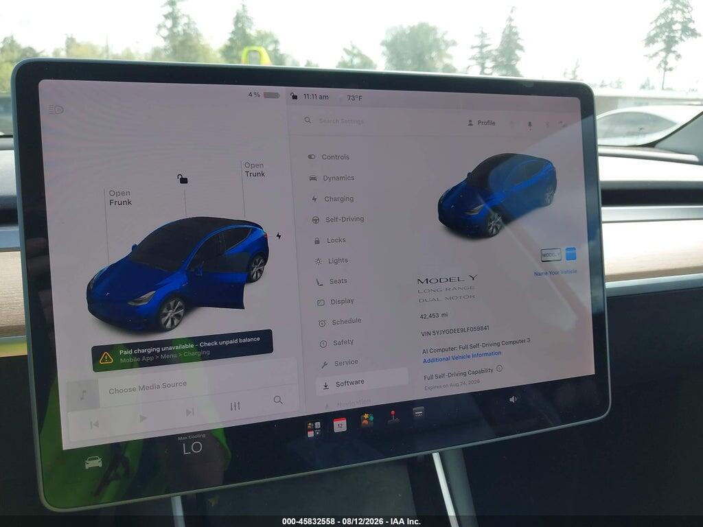 5YJYGDEE9LF059841 2020 TESLA MODEL Y photo no. 7