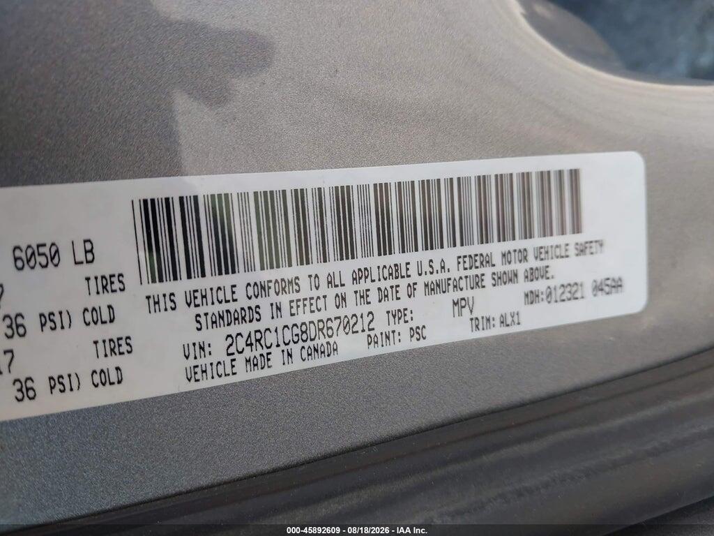 2C4RC1CG8DR670212 2013 CHRYSLER TOWN & COUNTRY photo no. 9