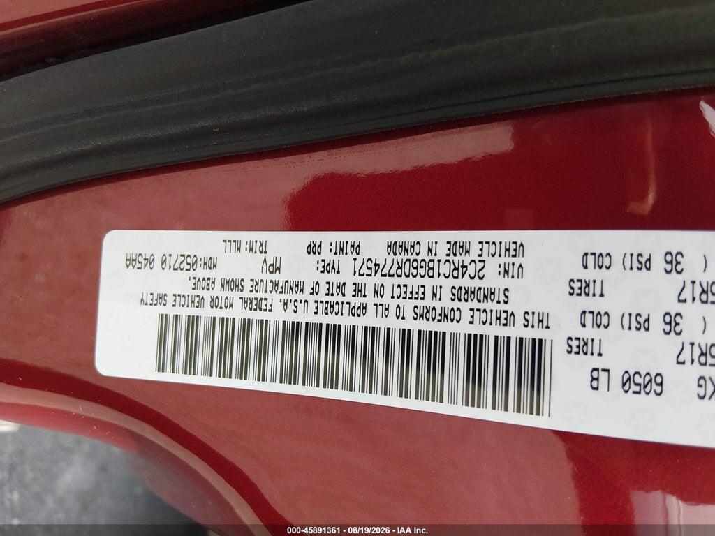 2C4RC1BG6DR774571 2013 CHRYSLER TOWN & COUNTRY photo no. 9