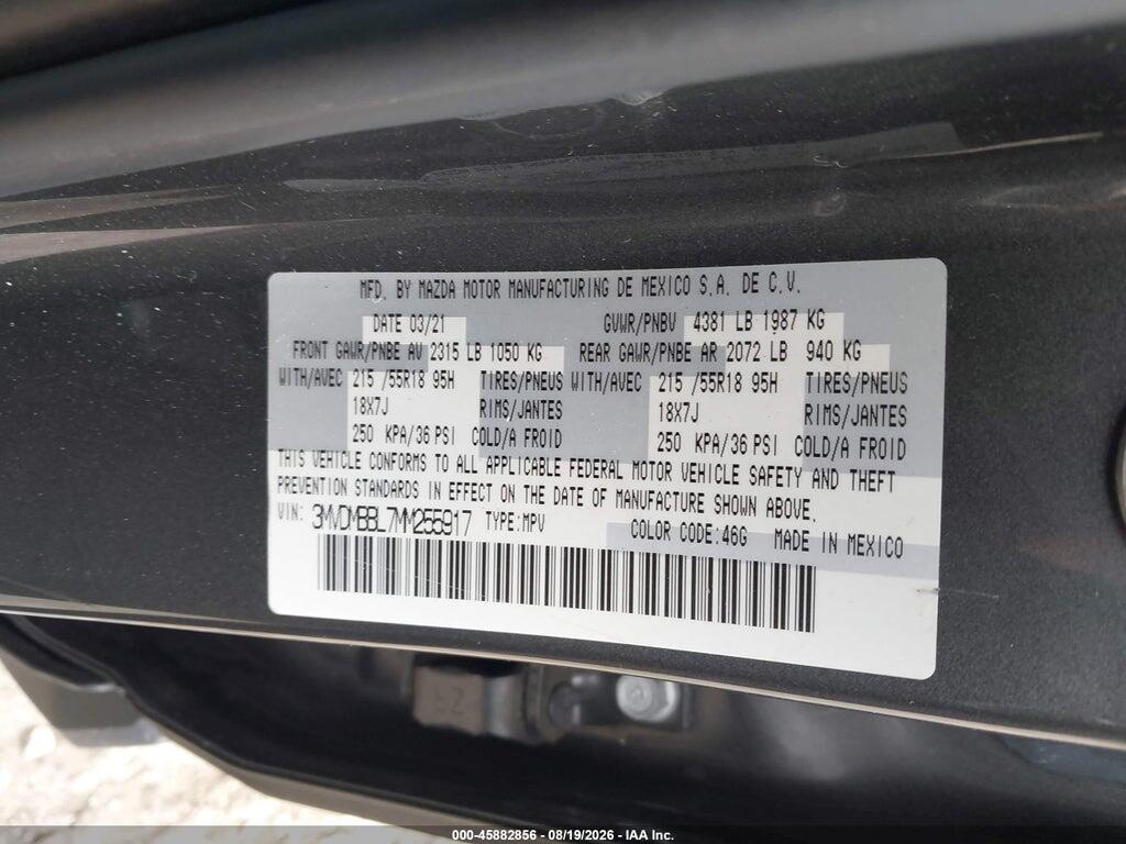 3MVDMBBL7MM255917 2021 MAZDA CX-30 photo no. 9