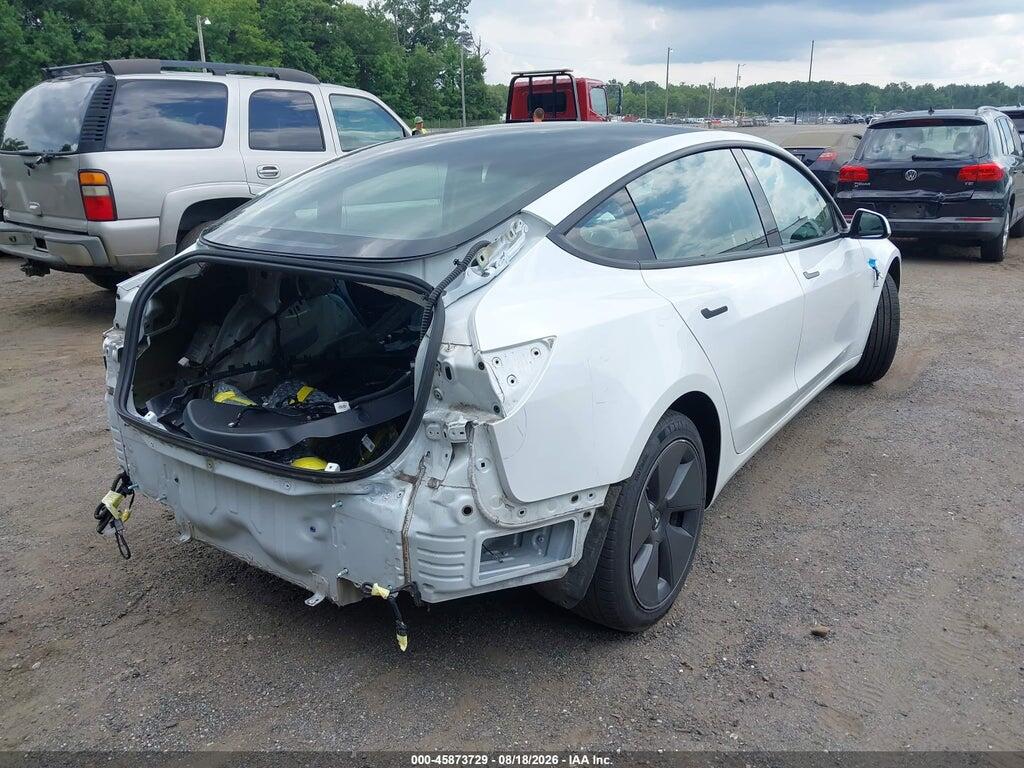 5YJ3E1EA3MF848614 2021 TESLA MODEL 3 photo no. 4
