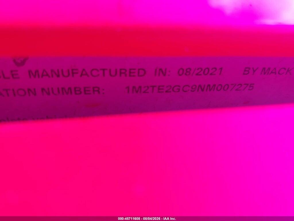 1M2TE2GC9NM007275 2022 MACK TERRAPRO photo no. 8