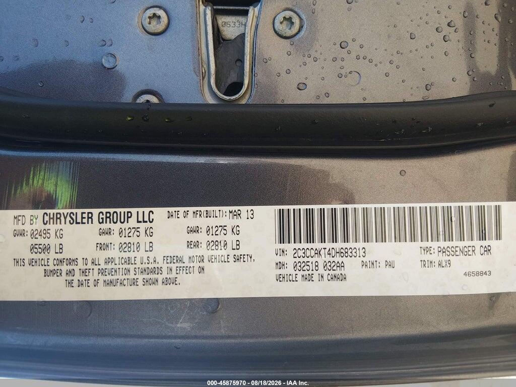 2C3CCAKT4DH683313 2013 CHRYSLER 300C photo no. 9