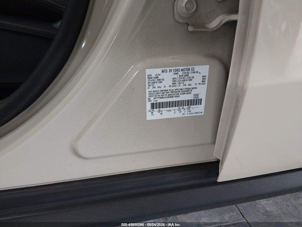 3FTTW8H33RRB75591 2024 FORD MAVERICK photo no. 9