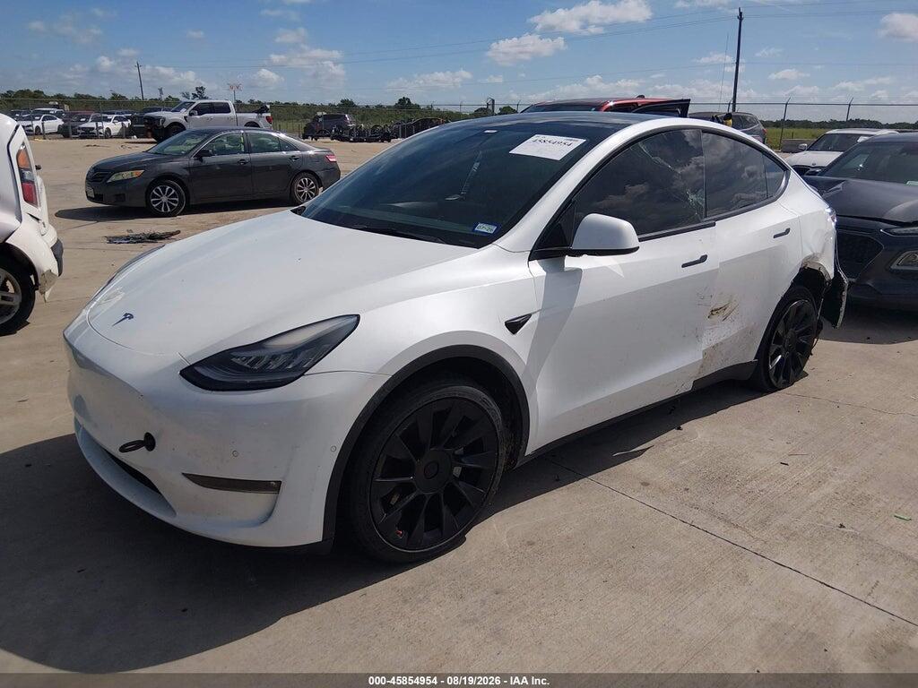 5YJYGDED8MF108956 2021 TESLA MODEL Y photo no. 2