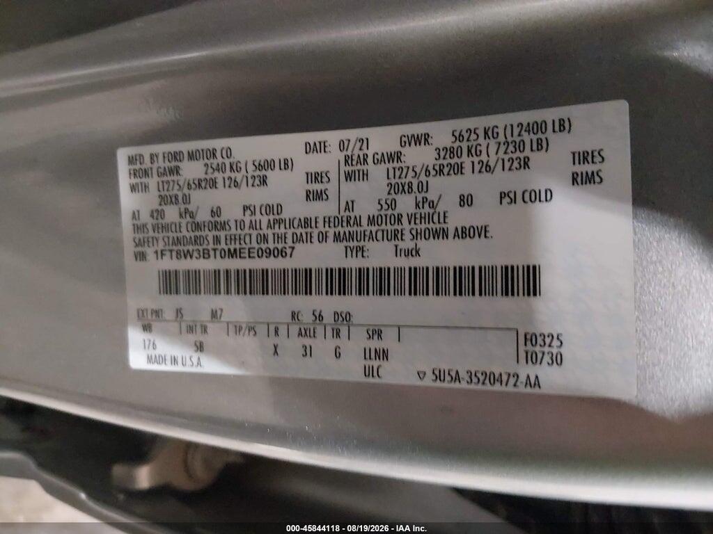 1FT8W3BT0MEE09067 2021 FORD F-350 photo no. 8