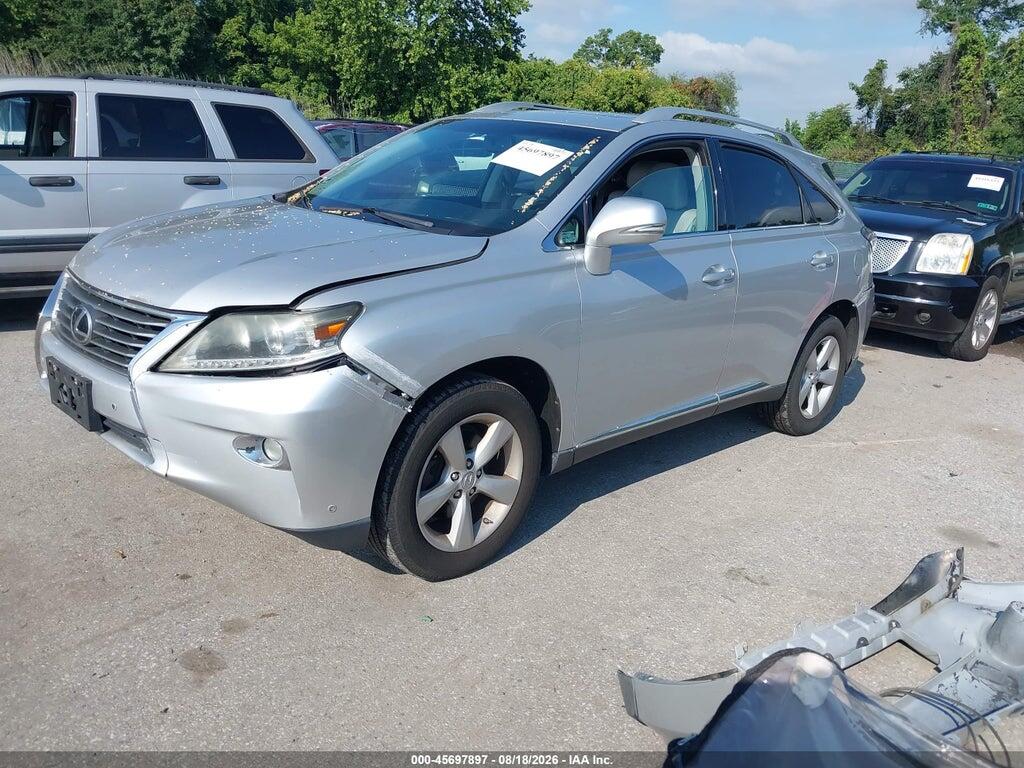 2T2BK1BA0DC172115 2013 LEXUS RX 350 photo no. 2