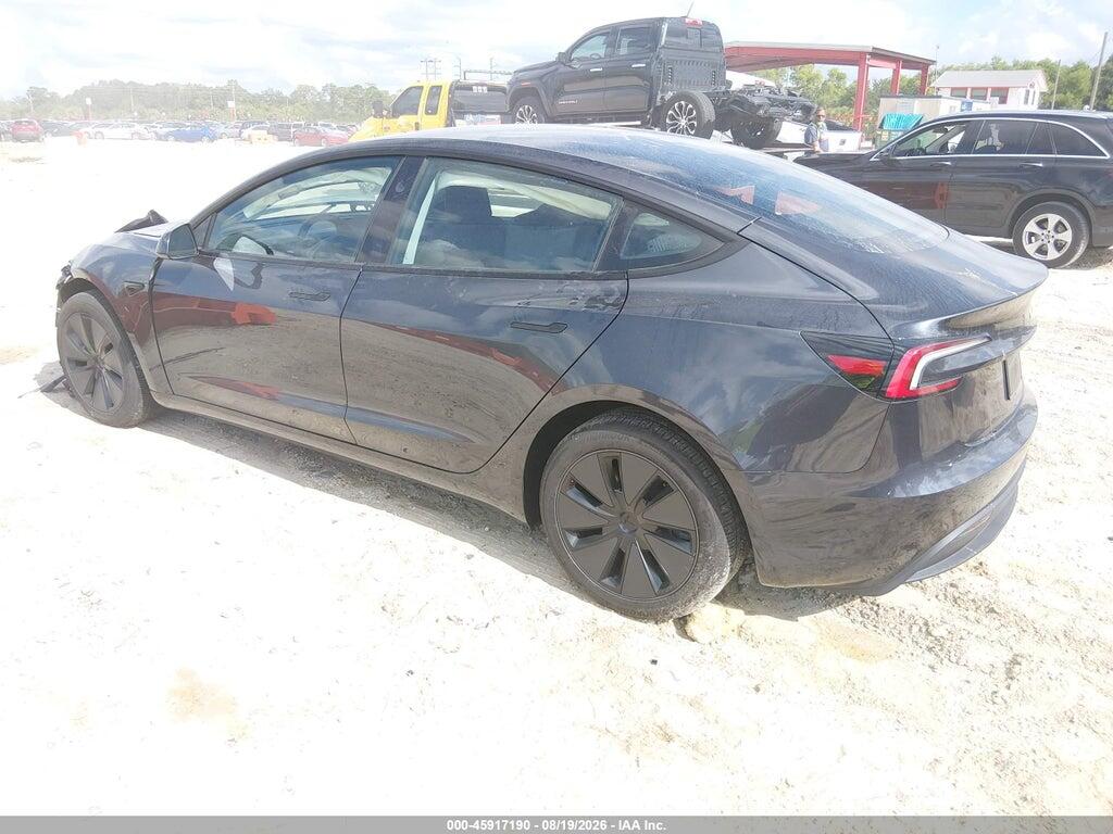 5YJ3E1EAXTF146496 2026 TESLA MODEL 3 photo no. 3