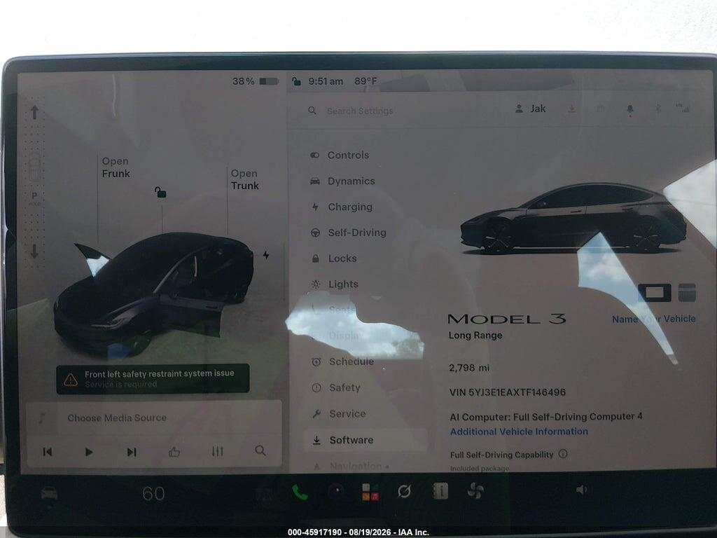 5YJ3E1EAXTF146496 2026 TESLA MODEL 3 photo no. 7