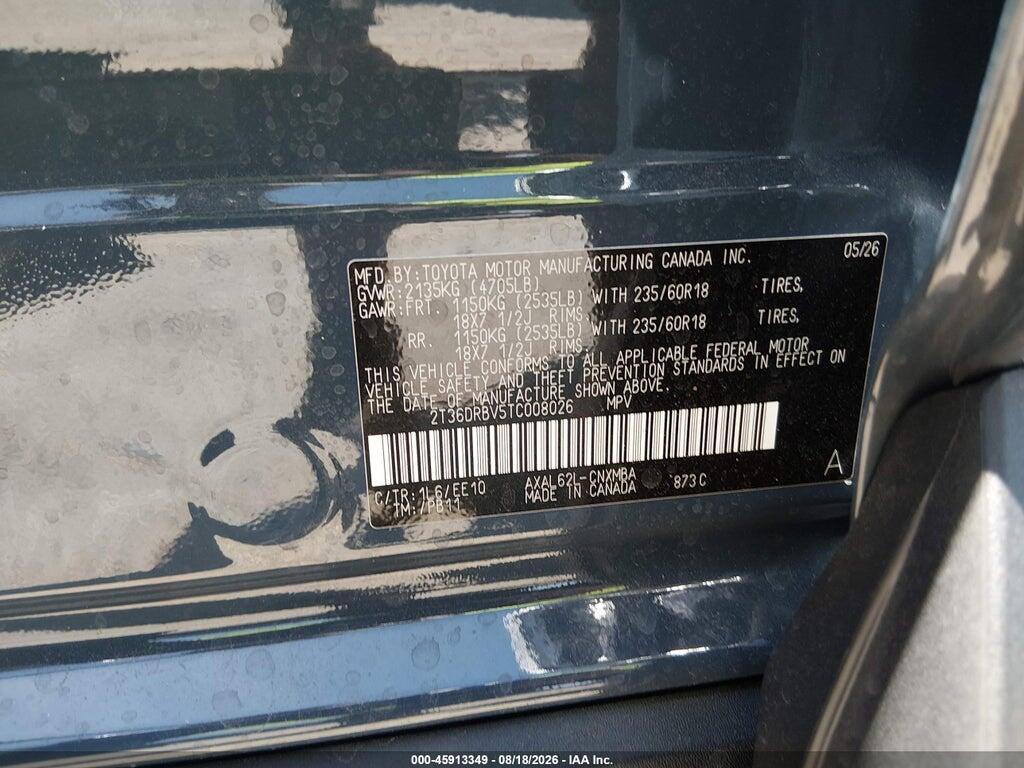 2T36DRBV5TC008026 2026 TOYOTA RAV4 photo no. 9