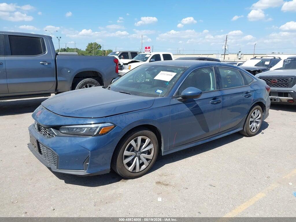 2HGFE2F20SH594749 2025 HONDA CIVIC photo no. 2