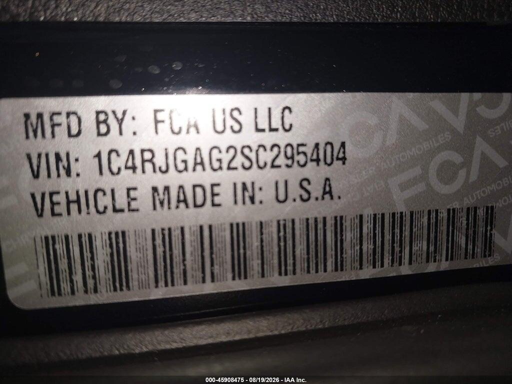 1C4RJGAG2SC295404 2025 JEEP GRAND CHEROKEE photo no. 9