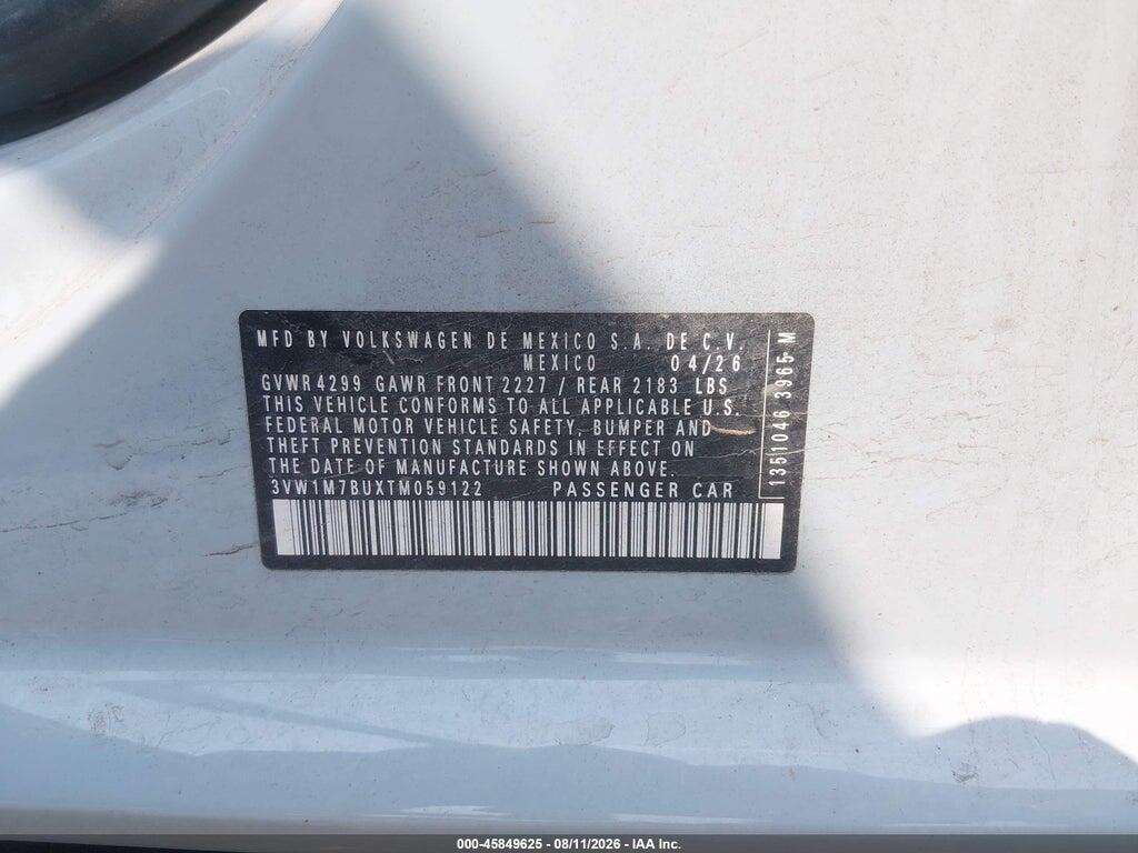 3VW1M7BUXTM059122 2026 VOLKSWAGEN JETTA GLI photo no. 9