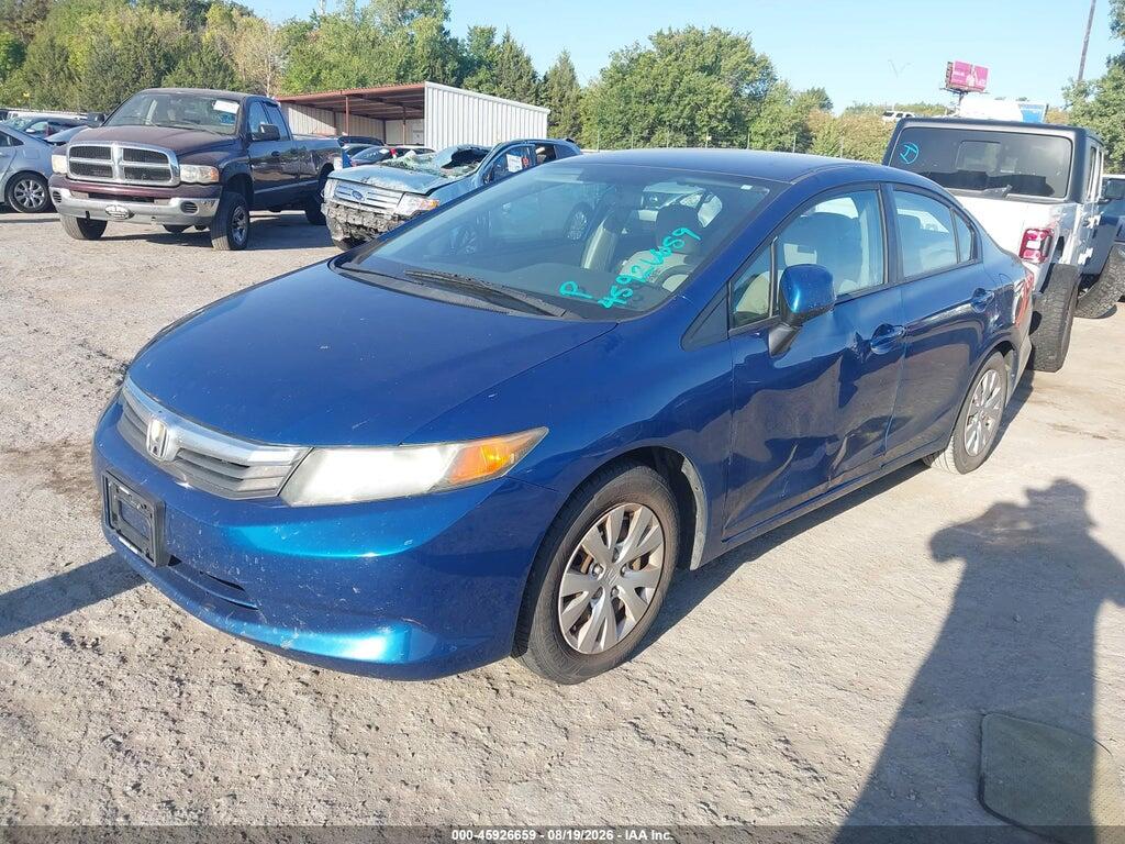 19XFB2F55CE361450 2012 HONDA CIVIC photo no. 2