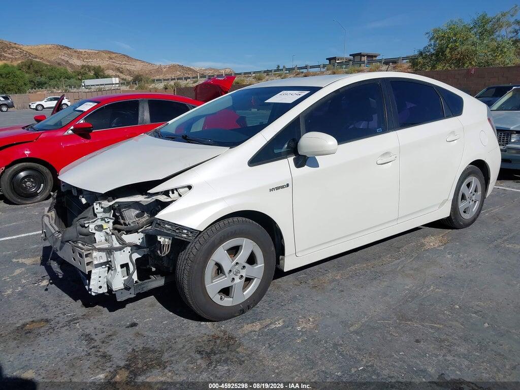 JTDKN3DU7B0321657 2011 TOYOTA PRIUS photo no. 2