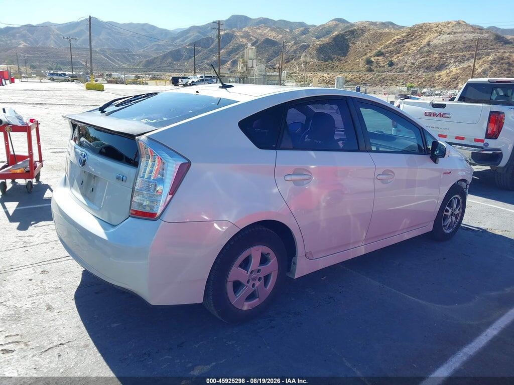 JTDKN3DU7B0321657 2011 TOYOTA PRIUS photo no. 4