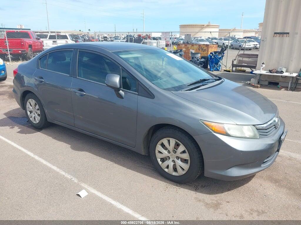19XFB2F56CE359268 2012 HONDA CIVIC photo no. 1