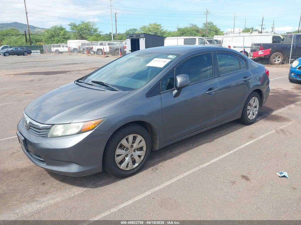 19XFB2F56CE359268 2012 HONDA CIVIC photo no. 2