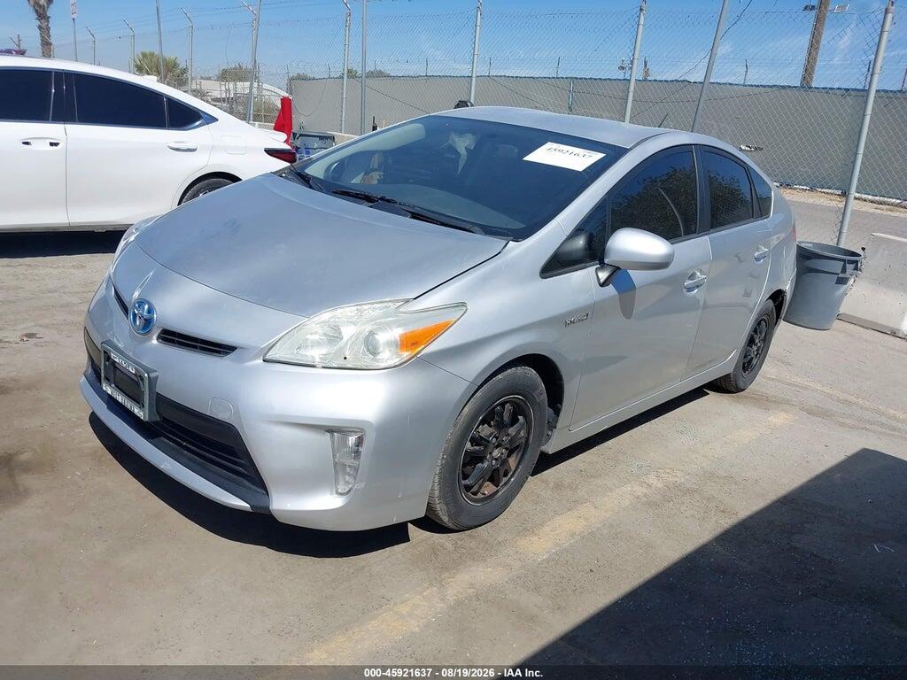 JTDKN3DUXC5379427 2012 TOYOTA PRIUS photo no. 2