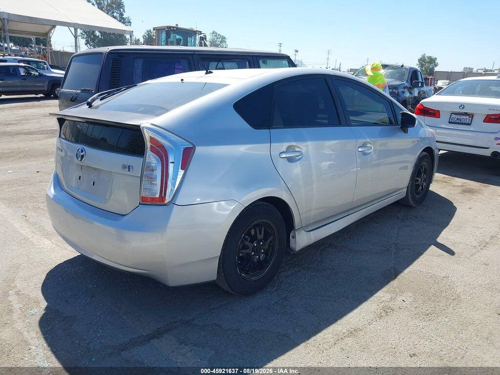 JTDKN3DUXC5379427 2012 TOYOTA PRIUS photo no. 4